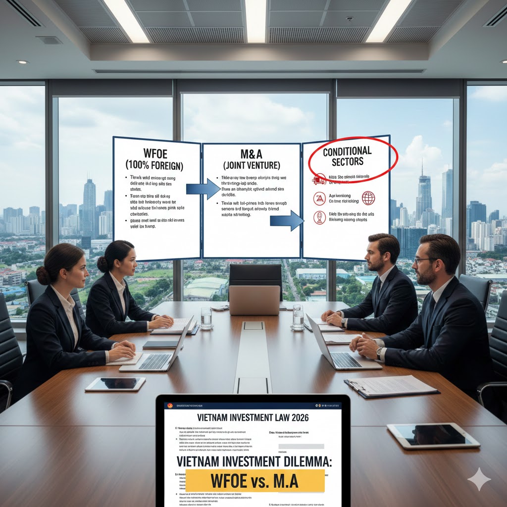 Choosing the right investment structure in Vietnam: 100% WFOE or M&A?